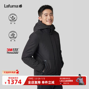 LAFUMA乐飞叶户外秋冬保暖防水防风棉衣3M新雪丽棉服男防寒外套