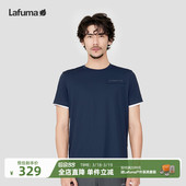 T恤男凉感上衣 吸湿速干健身跑步短袖 LAFUMA乐飞叶户外夏季 新品