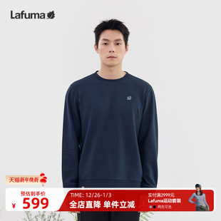 T恤休闲打底衫 圆领长袖 抗菌运动卫衣男士 LAFUMA乐飞叶春夏新款