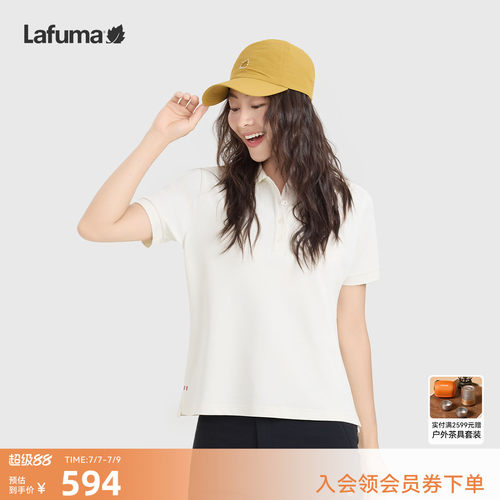 乐飞叶户外速干polo衫女