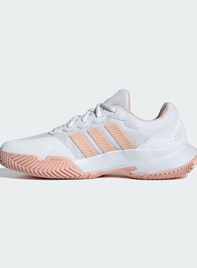 adidas阿迪达斯女鞋GameCourt 2 W运动休闲网球鞋KI0785