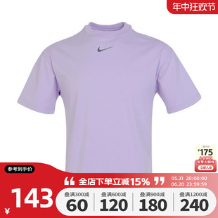 运动休闲宽松圆领短袖 T恤FN9692 新款 Nike耐克女大童2024夏季 515