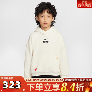 NSW 卫衣IQ3934 CLUB HDCNY运动休闲套头衫 133 FLC NIKE耐克大童K