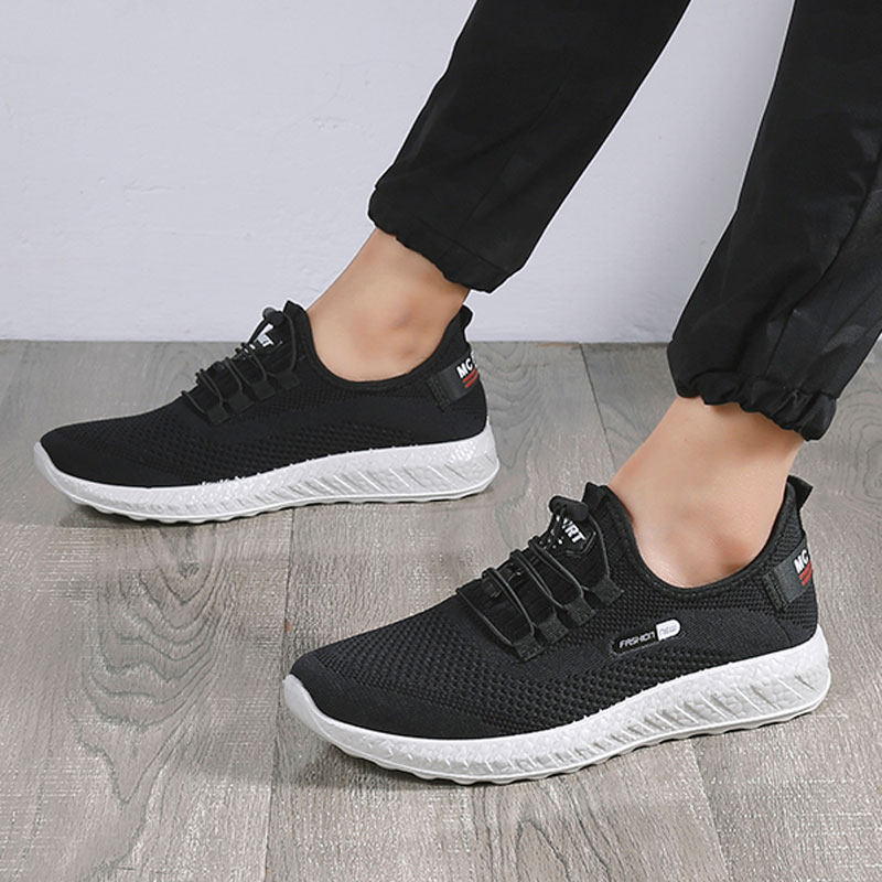 中老年人男士轻便防滑软底中年父亲鞋休闲运动健步爸爸鞋春秋新款