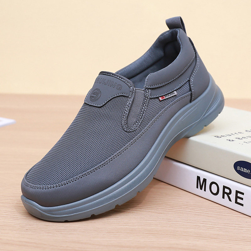 老北京布鞋男春秋软底透气防滑中老年休闲鞋飞织面老人爸爸轻便鞋,流行男鞋,布鞋,淘宝优惠券,粉丝福利购,淘宝优惠卷