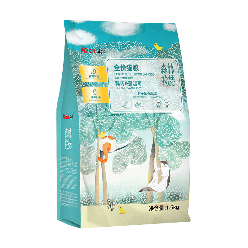 艾尔全价猫粮森林物语猫粮