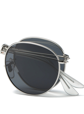 墨镜可折叠复古风韩版ins偏光镜