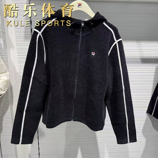 上衣外套 卫衣毛线衫 F11W548403 女子连帽开衫 FILA斐乐2025年冬季