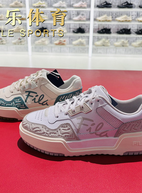 FILA斐乐 2025夏款情侣休闲透气跑步运动鞋F12W522208 F12M522208