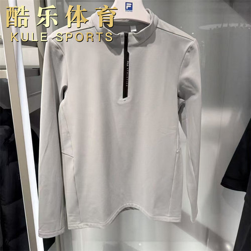 FILA斐乐冬季男士薄绒套头衫