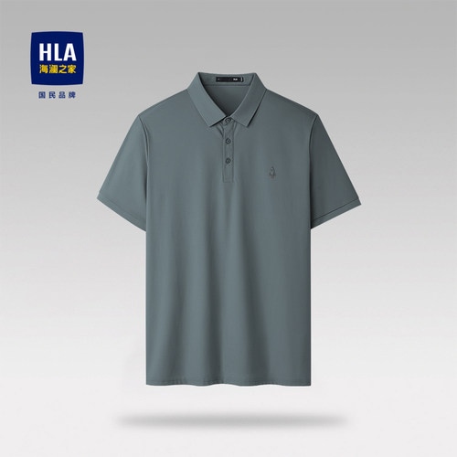 海澜之家爸爸夏季POLO衫男