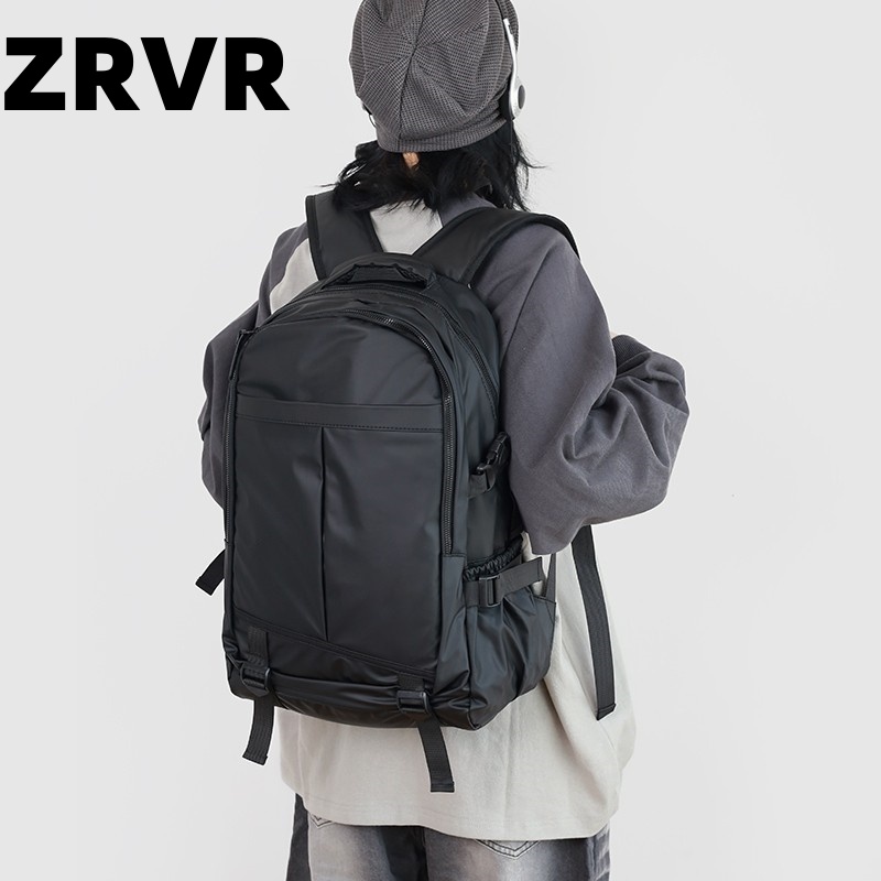 双肩包女2024新款背包设计感小众大容量户外旅游轻便男大学生书包