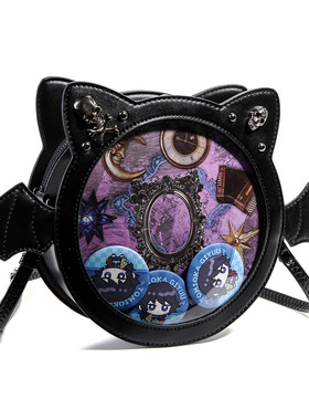 Stereoman欧洲Banned哥特萝莉斜挎包痛包小众设计感亚文化包包女