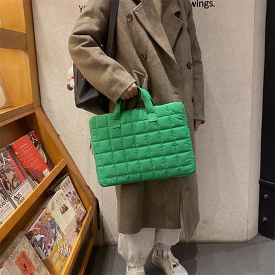 笔记本电脑包16寸手提简约女士2023新款适用苹果macbookair/pro13通勤防摔防震华为联想小新14平板ipad内胆包