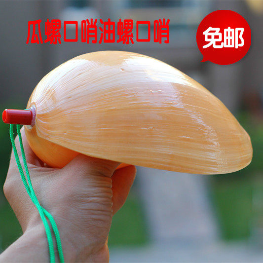 包邮天然海螺贝壳瓜螺油螺口哨哨子螺号 创意花盆可以做餐盘礼品