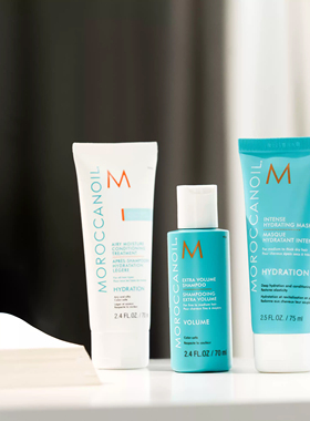 拯救枯发！摩洛哥油丰盈洗发水/护发素70ml发膜3件套中小样便携