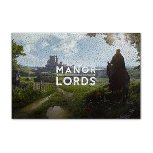 庄园领主Manor Lords游戏周边丝圈地垫子门外玄关入户进门口脚垫