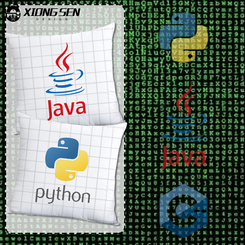 程序猿员PythonJAVA编程码农抱枕