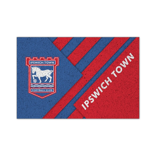 英超伊普斯维奇队足球迷丝圈地垫子室内外防滑玄关入户进门口脚垫