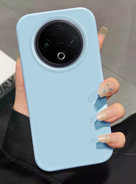 适用于vivo Y500手机壳新款vivoY300液态硅胶Y200GT轻薄防摔Y300c全包Y300i保护套Y500Pro简约Y200/+纯色壳