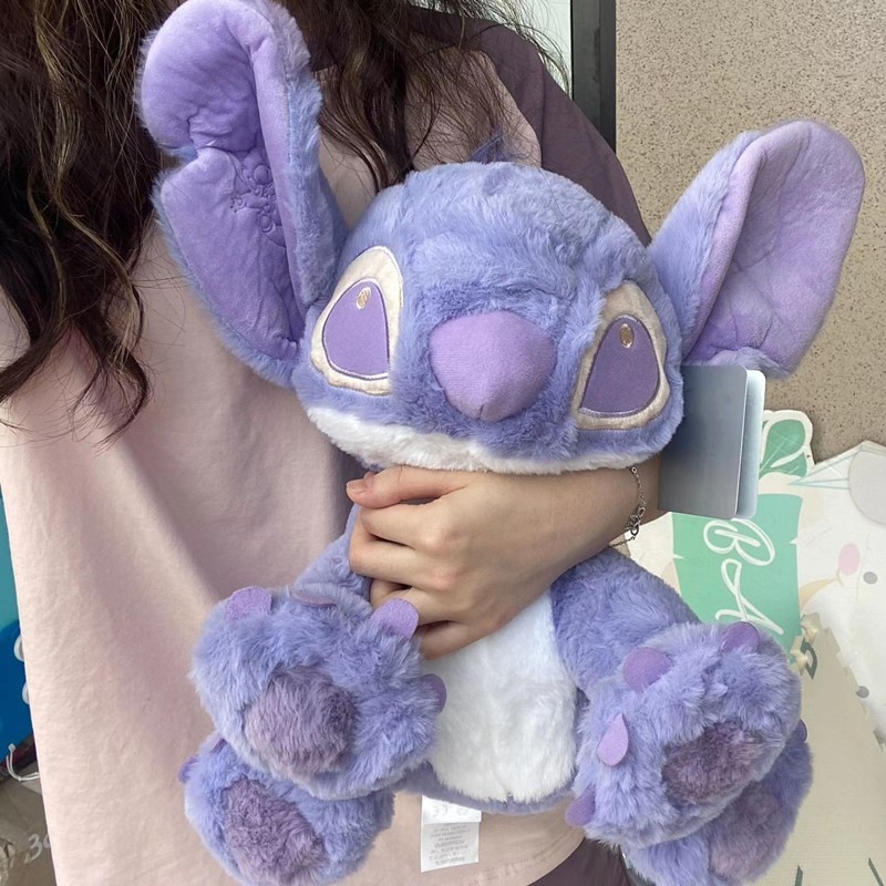 紫色史迪仔毛绒玩具玩偶送女友闺布艺毛绒公仔玩偶