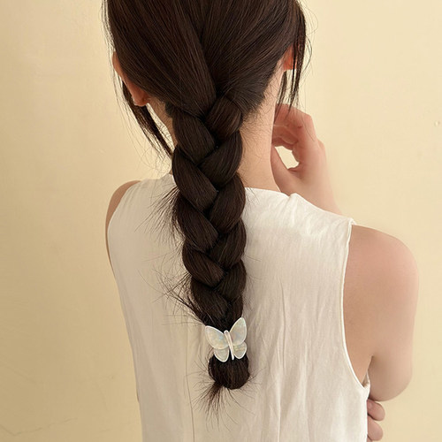 罗喜醋酸蝴蝶头绳扎马尾