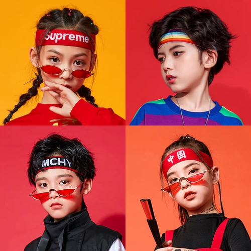 Спортивная баскетбольная форма, китайская красная повязка на голову для мальчиков, спортивный платок, ободок, впитывает пот и запах