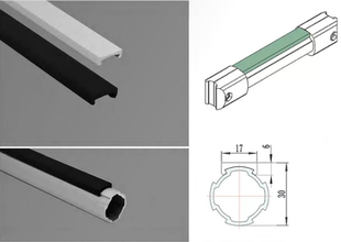 精益管配件/面板卡槽/标牌卡扣/T型槽标识牌/平面防磨卡扣/挡边条