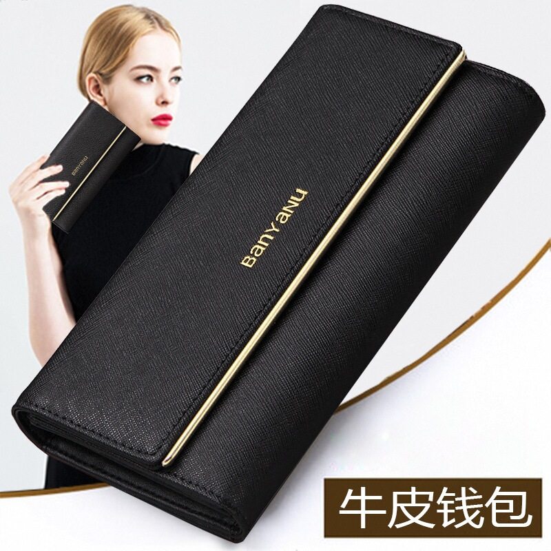 网红女士钱包2026新款真皮长款