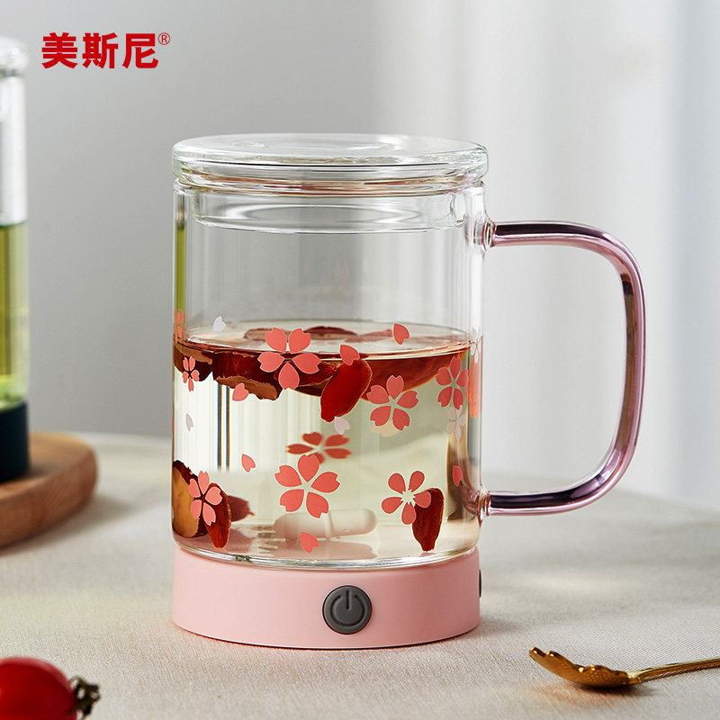 美斯尼全自动搅拌杯玻璃电动咖啡杯充电款冲泡奶粉豆浆代餐水杯子,餐饮具,搅拌杯,淘宝优惠券,粉丝福利购,淘宝优惠卷