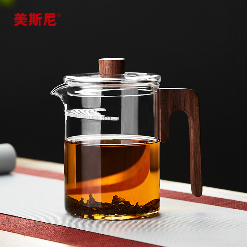 美斯尼玻璃茶壶家用耐高温电陶炉煮茶器绿茶泡茶器茶具烧水壶套装