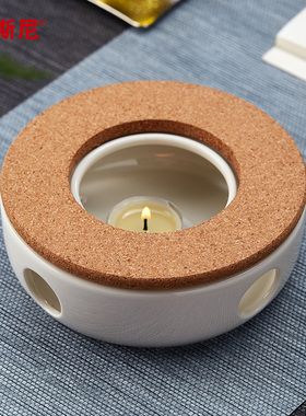 美斯尼蜡烛温茶炉玻璃茶壶保温底座陶瓷加热炉花茶保温套装恒温宝