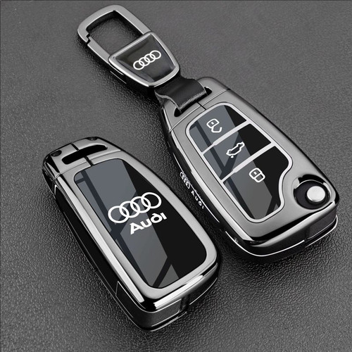 适用于奥迪Q3钥匙套折叠A1 A3 Q2L TT老款A6 Q7 Q5车用保护壳扣男