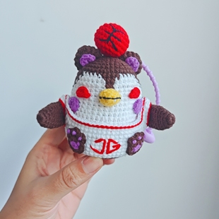 他泰明星GMM周边娃娃guinzly果子狸挂件手工编织材料包成品钥匙扣