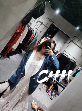 【chenyunmu】货期一拖再拖的 飘带 牛仔西装 凹造型拥有