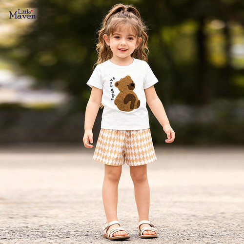 现货Littlemaven夏季儿童套装欧