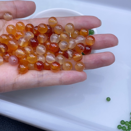 8m天然红玛瑙30个