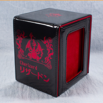 PTCG喷火龙钛晶恶牌套卡套牌盒