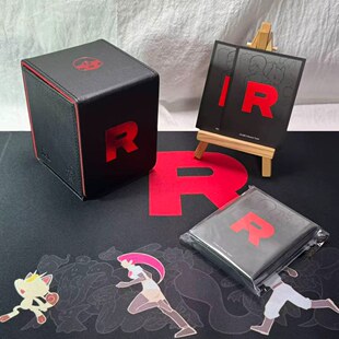 PTCG火箭队老大卡套牌盒牌垫不吃糖