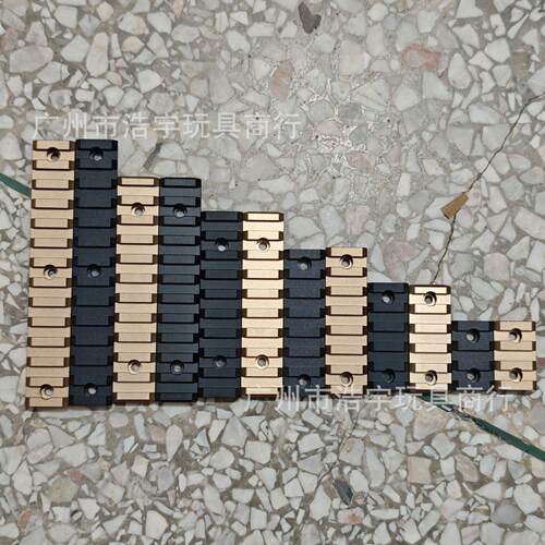 M-LOK 金属导轨 20mm战术导轨片mlok导轨看k系统能用CNC铝制玩具