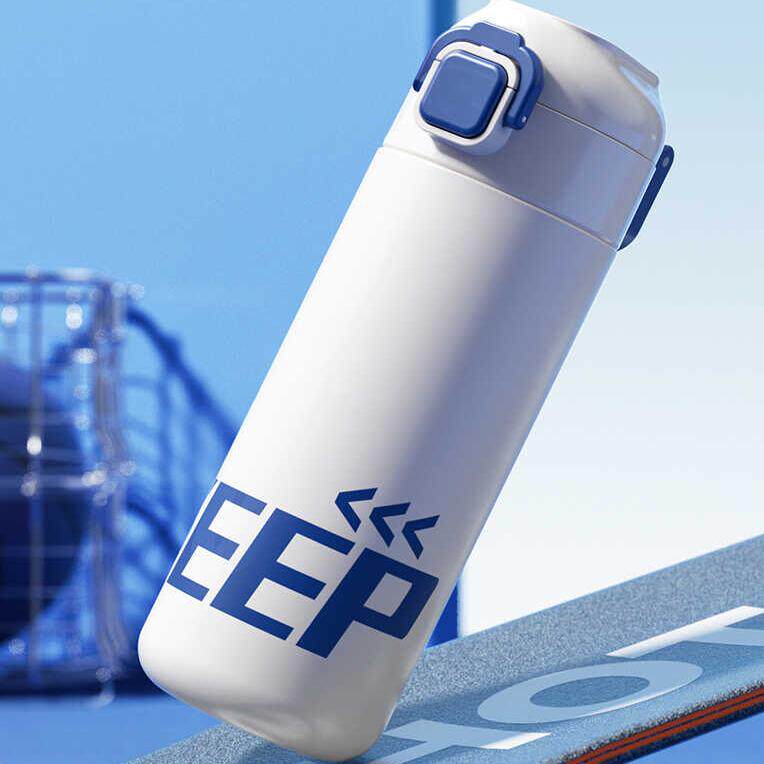 加比兔316不锈钢保温杯男女直饮打容量运动水壶学生手提便携杯