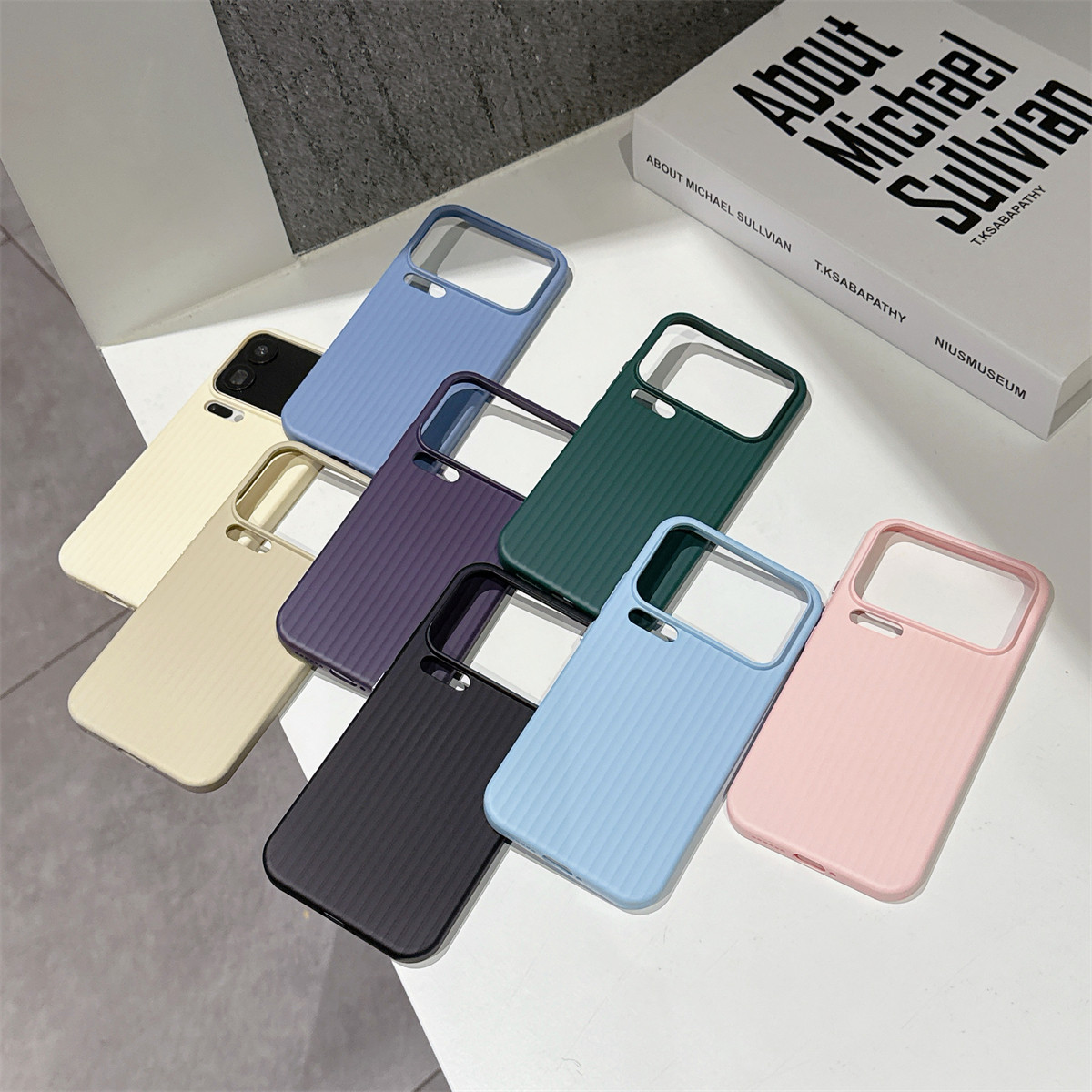 适用于小米17Pro手机壳瓦楞纹