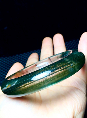 绿彩幽灵四季千层山手镯聚宝盆