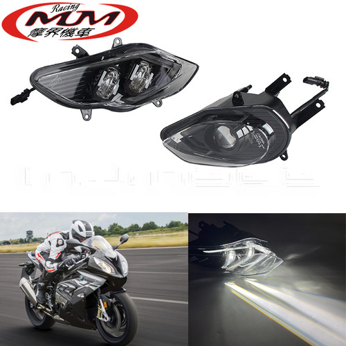 摩托车改装件适用宝马S1000RR K46日间行车灯LED前大灯 2015-2018