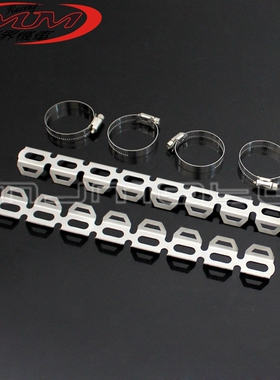 适用宝马F800/700GS雅马哈XT660R Tiger955摩托车不锈钢排气护罩