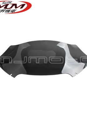 适用于哈雷Road Glide FLTRX摩托车改装配件浅灰色9寸前挡风玻璃