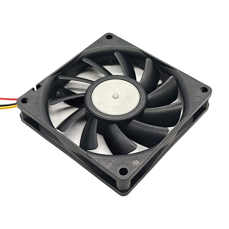 8015_8CM厘米双滚珠12V_0.2A静音大风量超薄电源机箱散热风扇