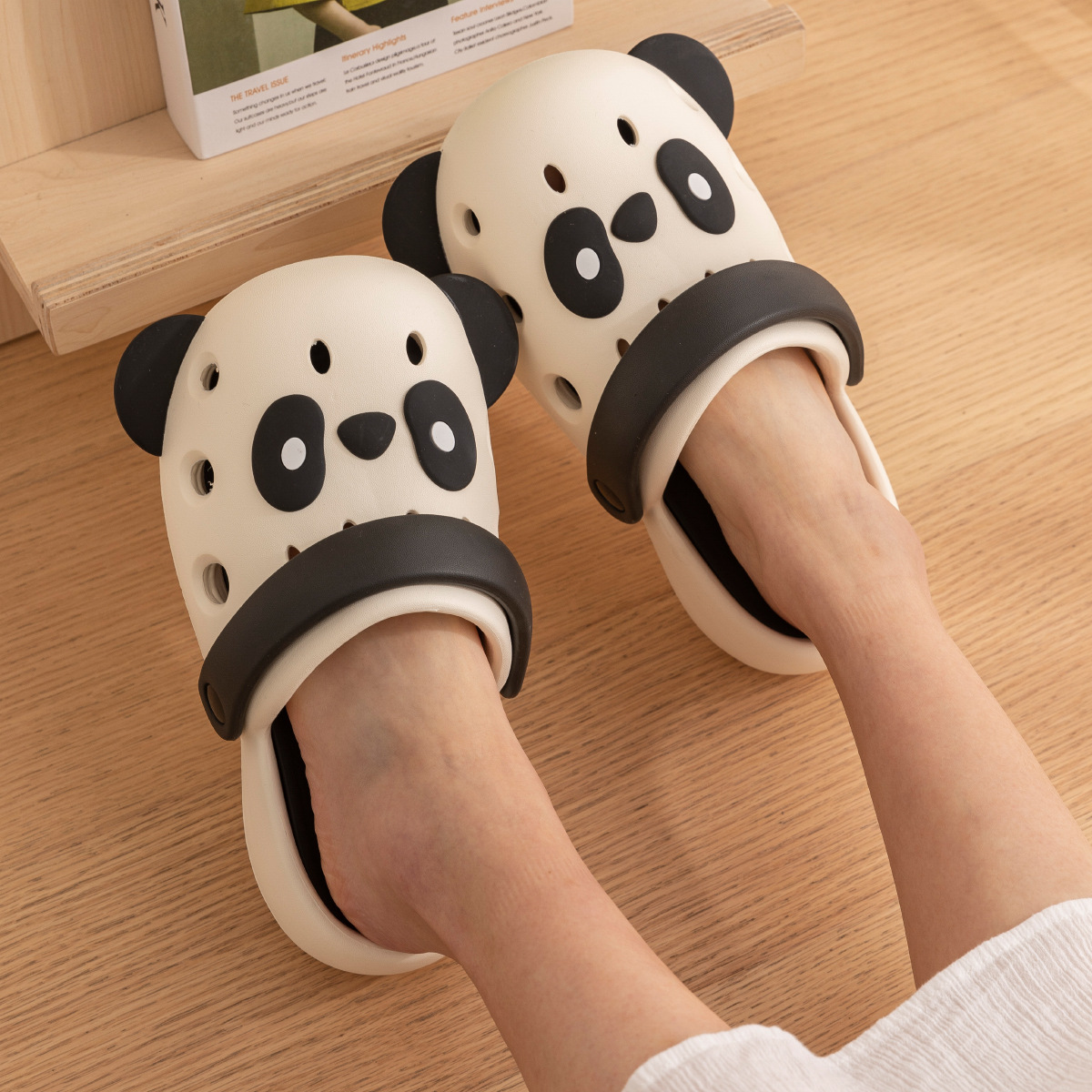 2024新款可爱卡通洞洞鞋女童男