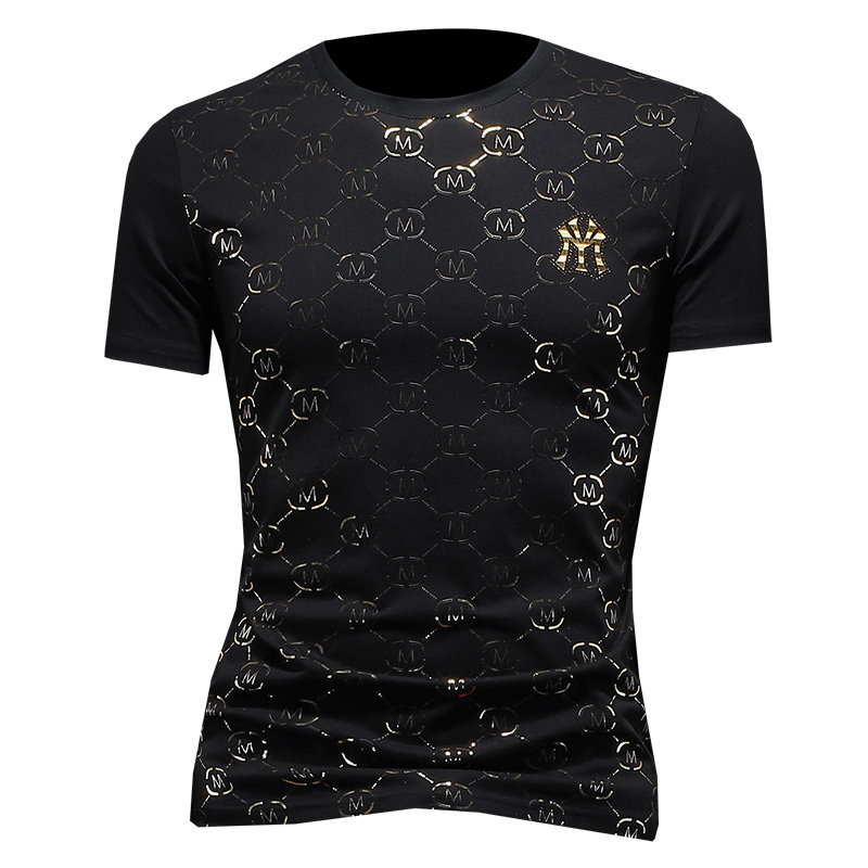 精品302男士夏装圆领丝光棉短袖8507P80，男装T恤，电商D302