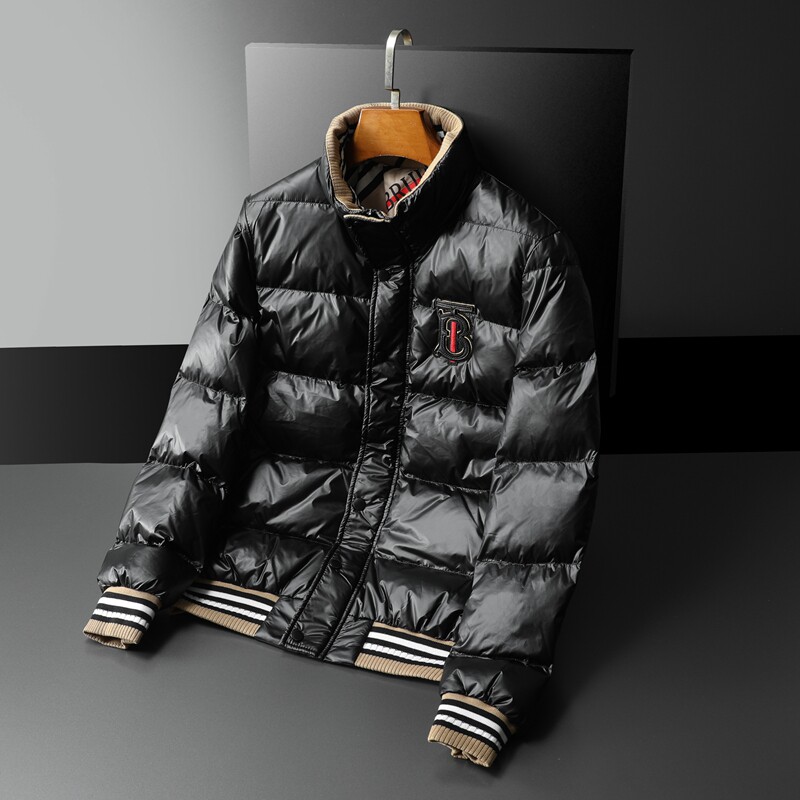 冬装立领羽绒服男 90白鸭绒 D302--2809P280图片